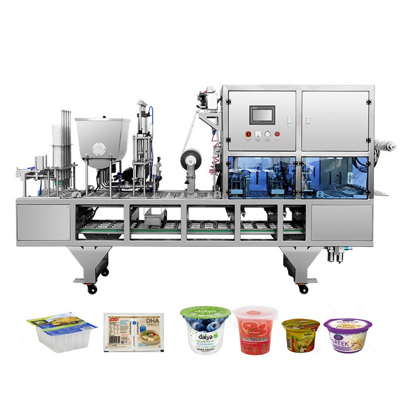 杯裝酸奶是如何灌裝封口的？