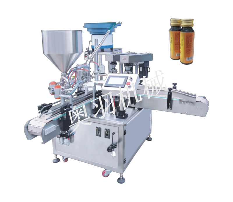 AY-160S小瓶螺紋鋁蓋自動(dòng)灌裝鎖蓋一體機(jī)_自動(dòng)旋蓋設(shè)備系列_第1張_石家莊奧羽自動(dòng)化設(shè)備有限公司 AY-160S小瓶螺紋鋁蓋自動(dòng)灌裝鎖蓋一體機(jī)_http://lntfjy.com_自動(dòng)旋蓋設(shè)備系列_第1張