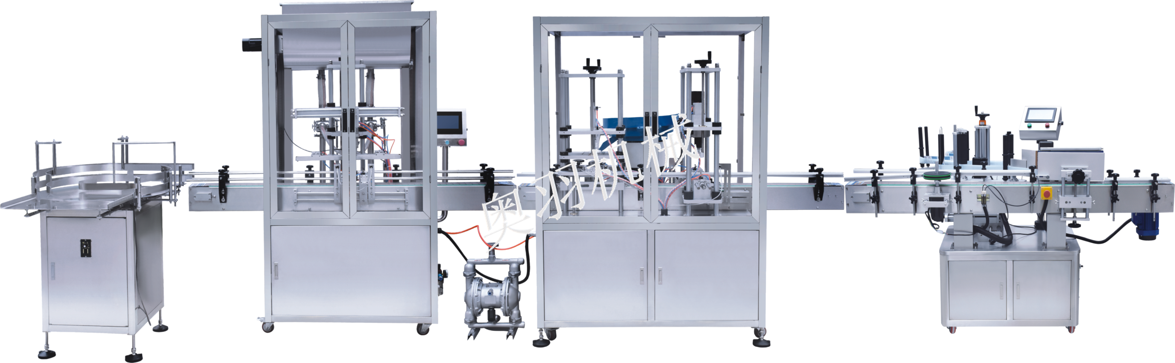 雙頭醬料自動(dòng)灌裝旋蓋生產(chǎn)線_瓶裝灌裝生產(chǎn)線系列_第1張_石家莊奧羽自動(dòng)化設(shè)備有限公司 雙頭醬料自動(dòng)灌裝旋蓋生產(chǎn)線_http://lntfjy.com_瓶裝灌裝生產(chǎn)線系列_第1張