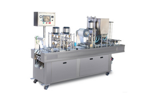 石家莊全自動(dòng)牛奶灌裝封杯機(jī)