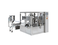 八工位醬料給袋式包裝機(jī)視頻